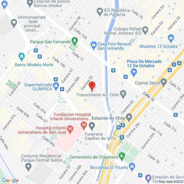 Map of Esmacol