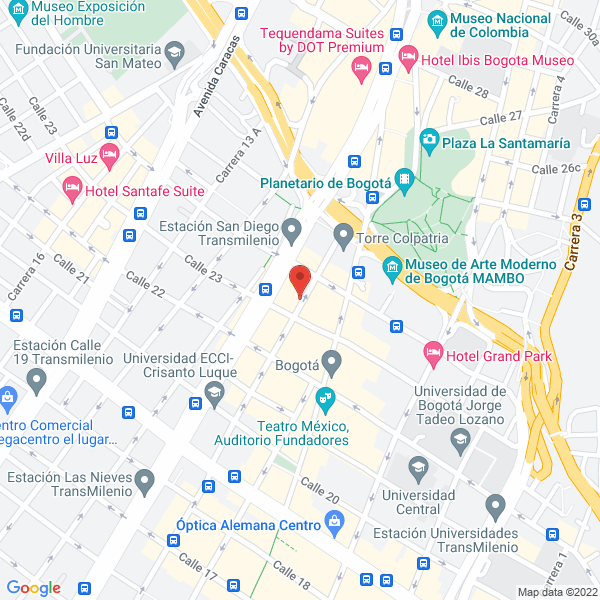 Map of Espacio Danza Común