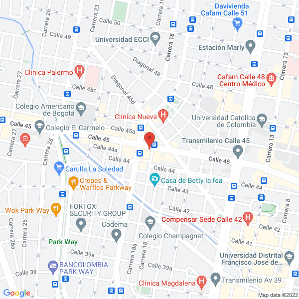 Map of Espacios Visuales