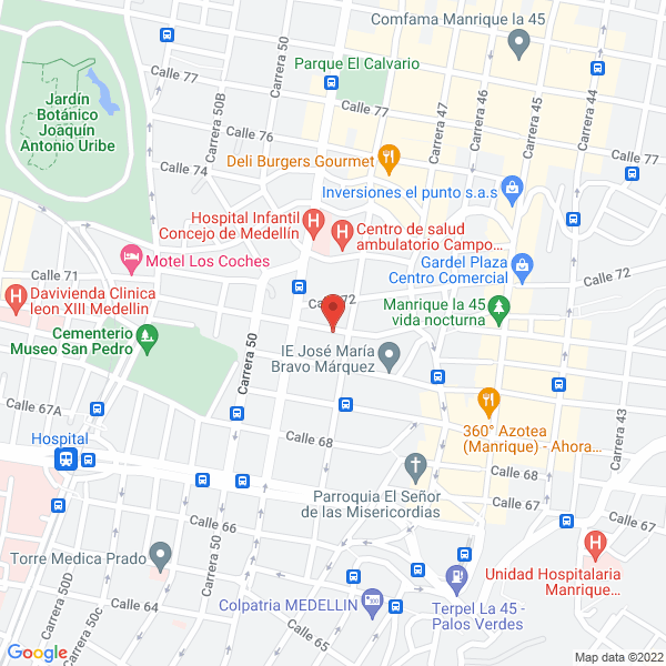 Map of Lácteos El Shema
