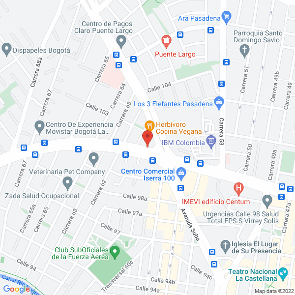 Map of Leal Ingenieros Asociados S.A.S