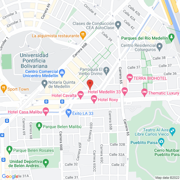 Map of Learning Plus Colombia S.A.S