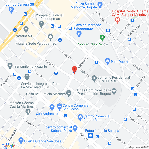 Map of Lec Publicidad