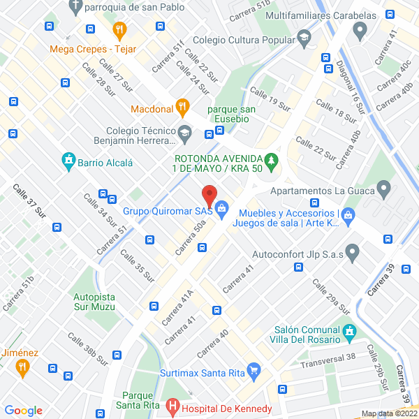 Map of Decoraciones Modernas