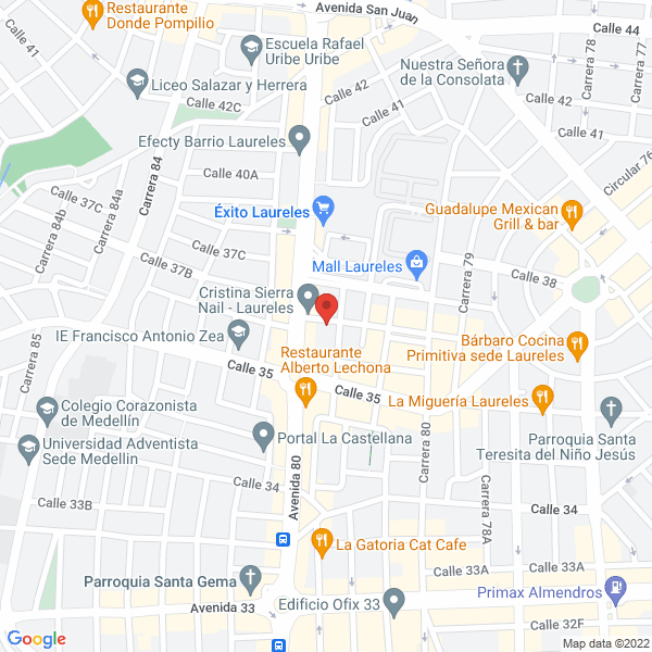 Map of Decorando Galeria De Arte S.A.S.