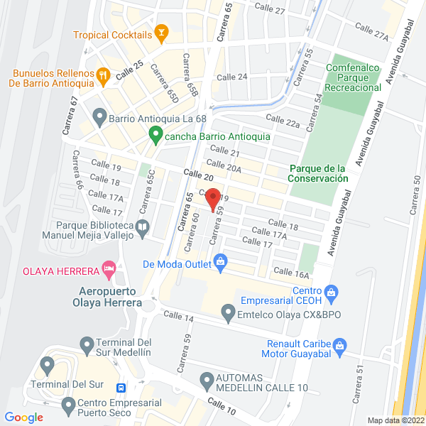 Map of Deja Vú Marketing E.U.