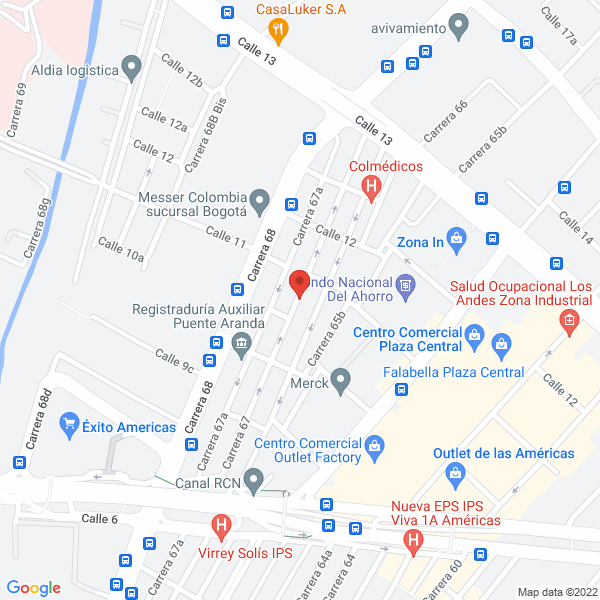 Map of Delfonse Ltda.