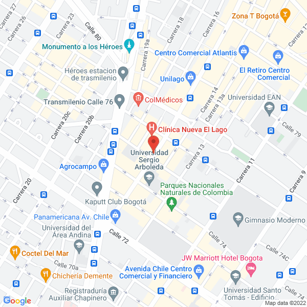 Map of Europan Studies Visa Center