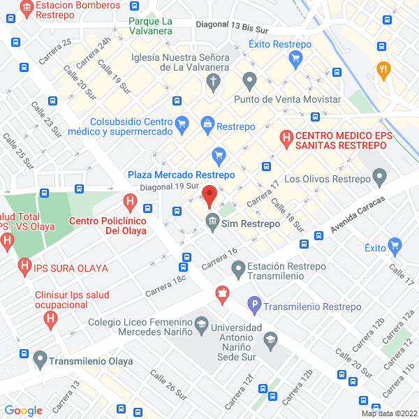 Map of Ferreteria La 19