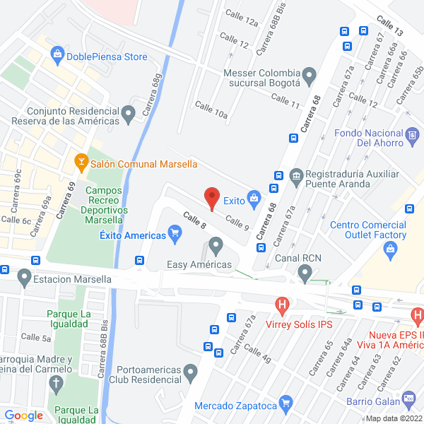 Map of Figood'S Impresores Ltda.