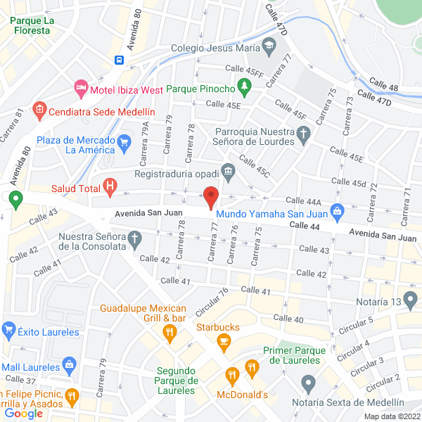 Map of Fire Ingeniería Colombia S.A.S.