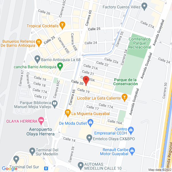Map of Flexo Lumens