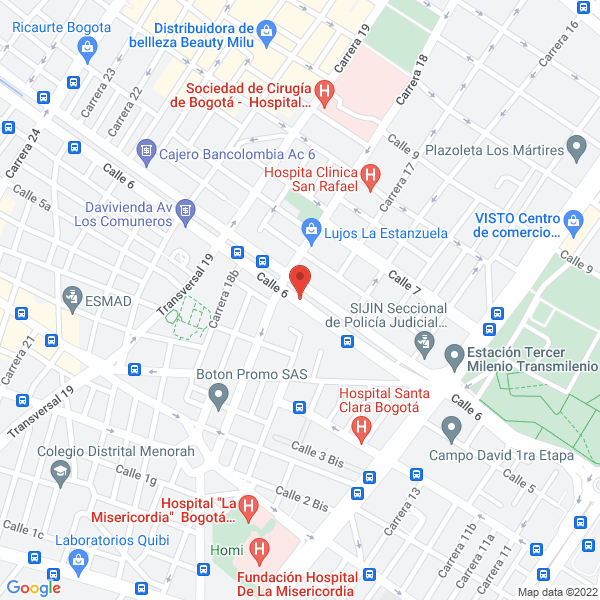 Map of Forros Galácticos