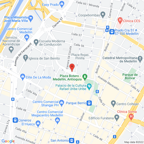 Map of Litografia Y Publicidad Mundo Color