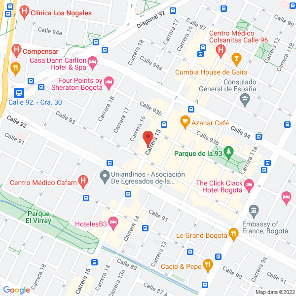 Map of Lizarazo López & Cía. Ltda.