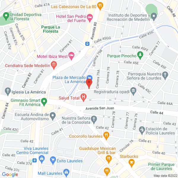 Map of Llaves Y Seguridades Luz