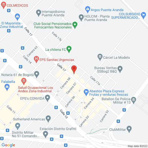 Map of Logincol S.A.S.