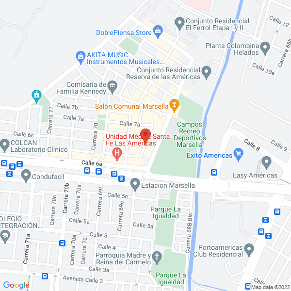 Map of Lsc Bogados Ltda.