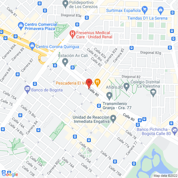 Map of Depósito El Palmar
