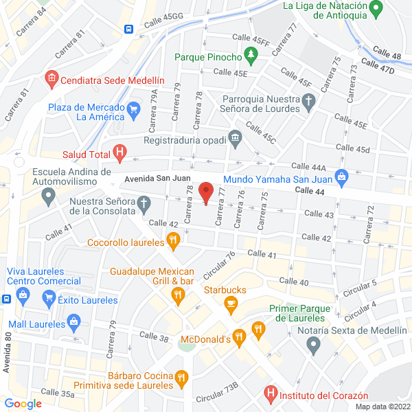 Map of Dga Asesores Y Seguros S.A.S