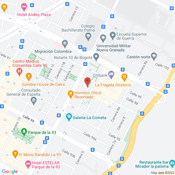 Map of Diana Pareja S.A.S