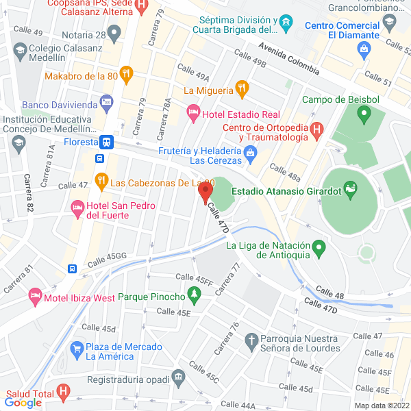 Map of Diaz Escobar Martha Cecilia Manofacturas
