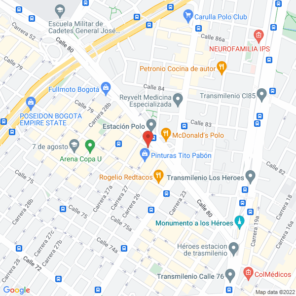 Map of Difusora Del Plata E.U.