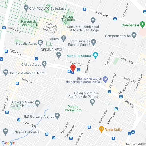 Map of Diseños Y Publicidad Aaval Ltda