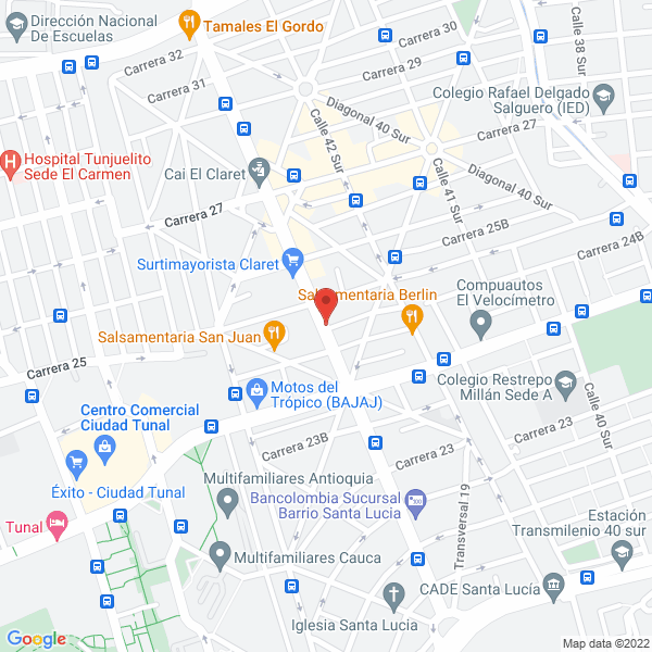 Map of Diseños Yolber