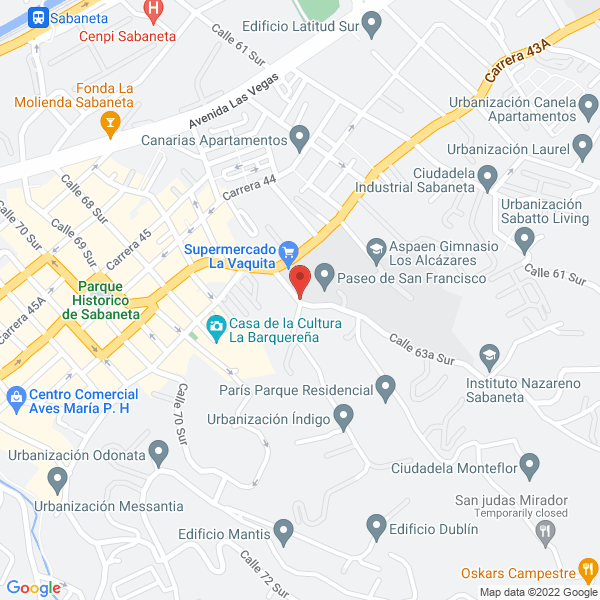 Map of Dismerq S.A.S.