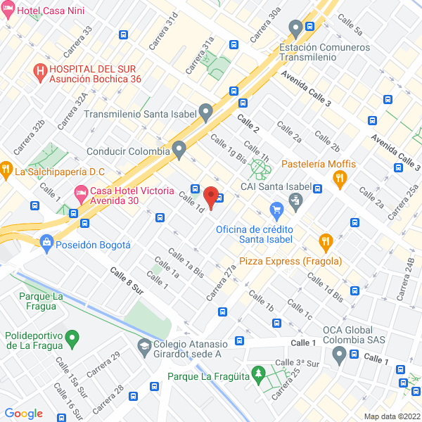 Map of Distri Licores El Rancho