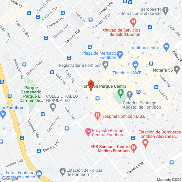Map of Distri Retenes Y Rodillos