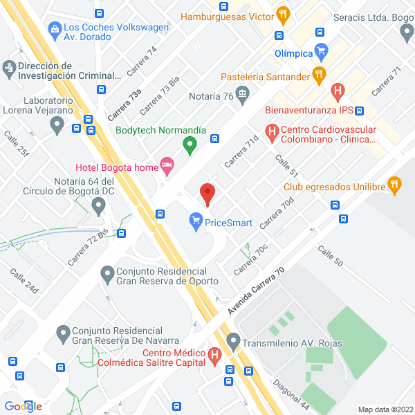 Map of Distriplásticos J.B.