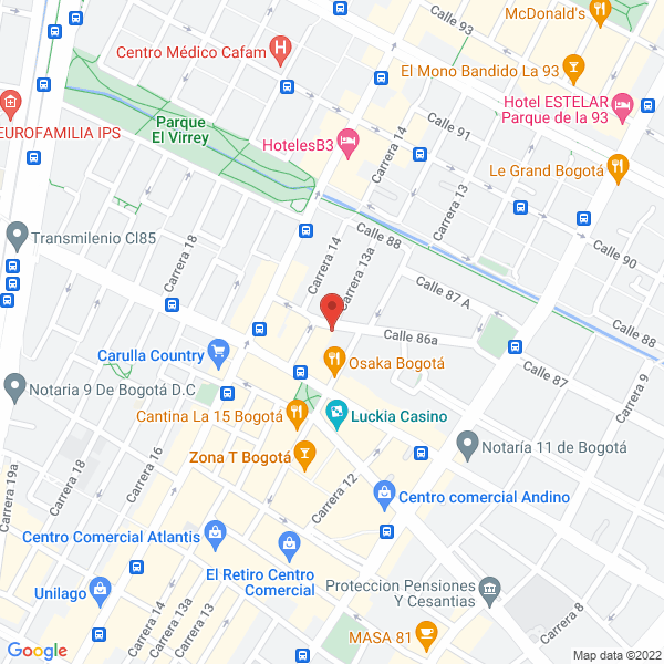 Map of Distrito Inmobiliario D C S.A.S.