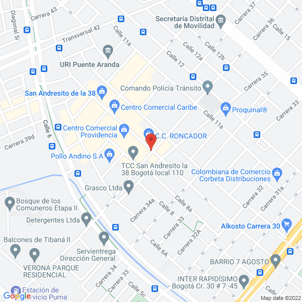 Map of Donde Pope