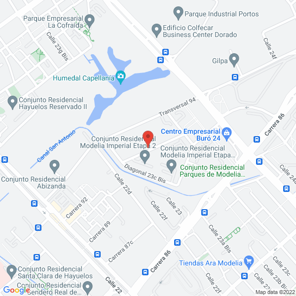 Map of Dotaciones Pilar Andrea Ltda.