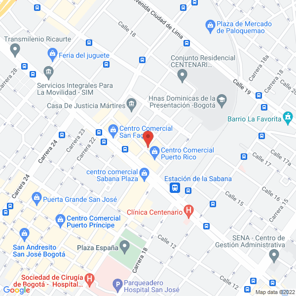 Map of Drogas Confors