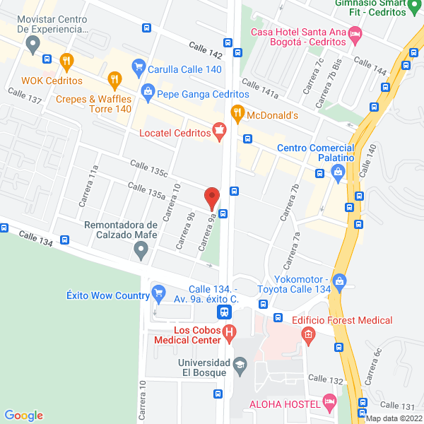 Map of Dulce Colombia