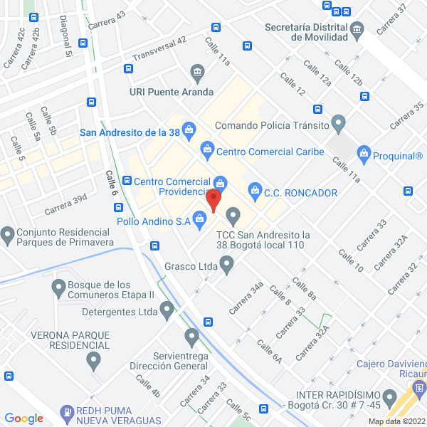 Map of Dulcería Y Cigarrería Los Sativas