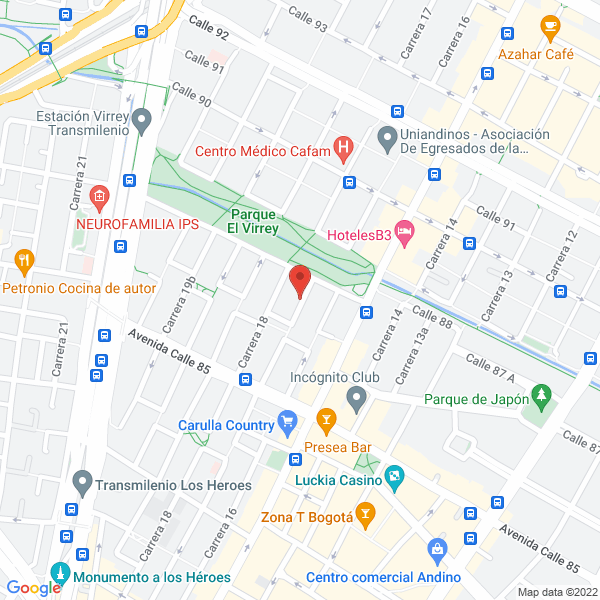 Map of Durán Consultores Abogados