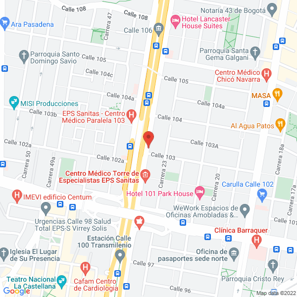 Map of E Tech Simulation Ltda.