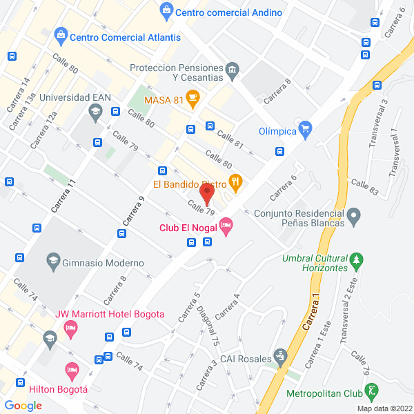 Map of E.D.T.M. Consultores