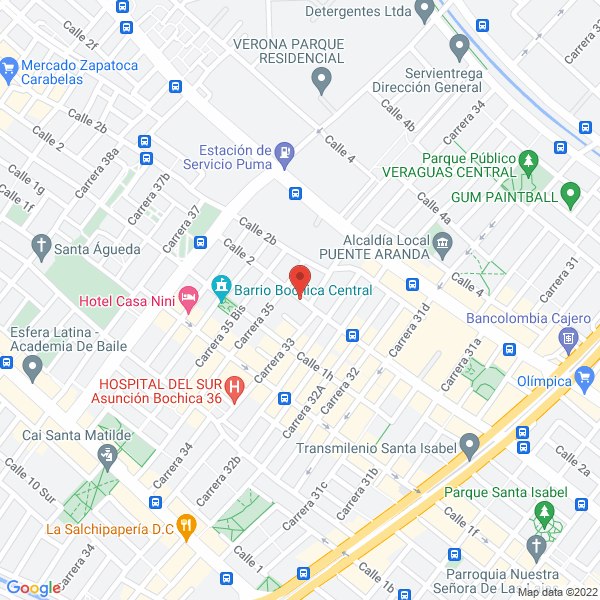 Map of Eléctrónica Y Sistemas Epsilon