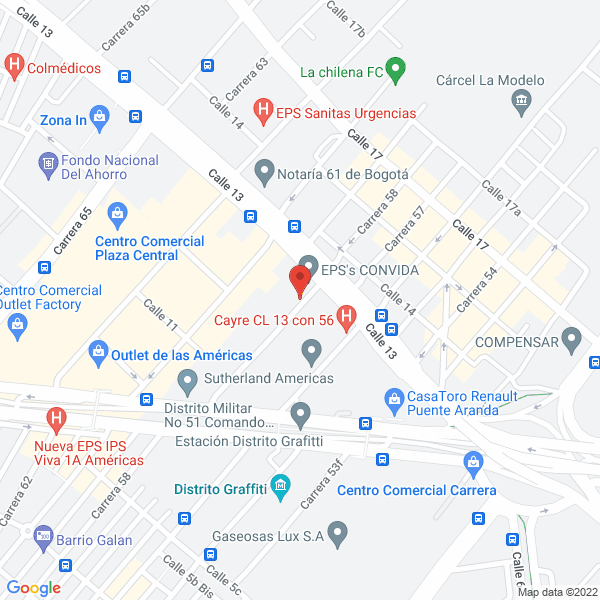 Map of Empresa Editorial De Cundinamarca