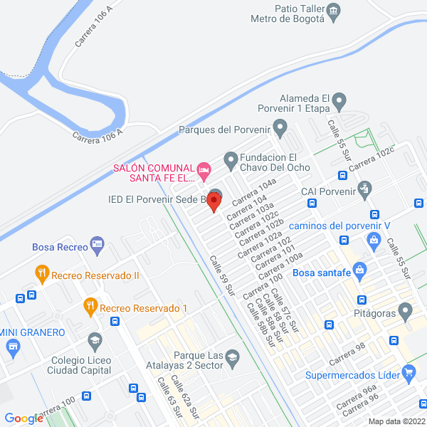 Map of Encadecol
