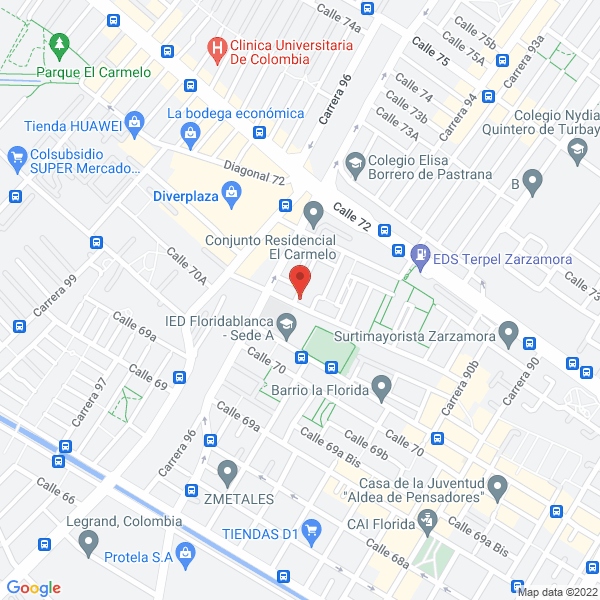 Map of Encuadernacion Aparicio Ltda