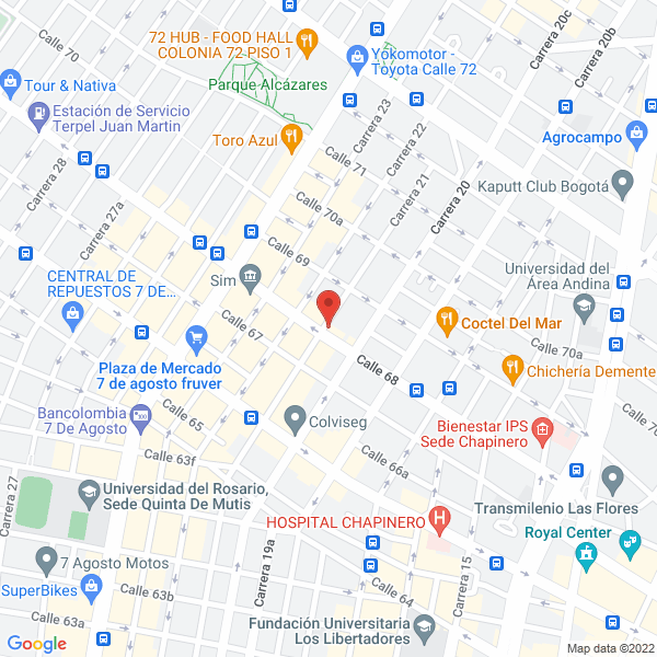Map of Fabio Aristizabal Maquinaria