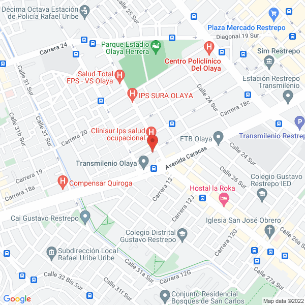 Map of Fábrica De Muebles Birs Y Cía. Ltda.