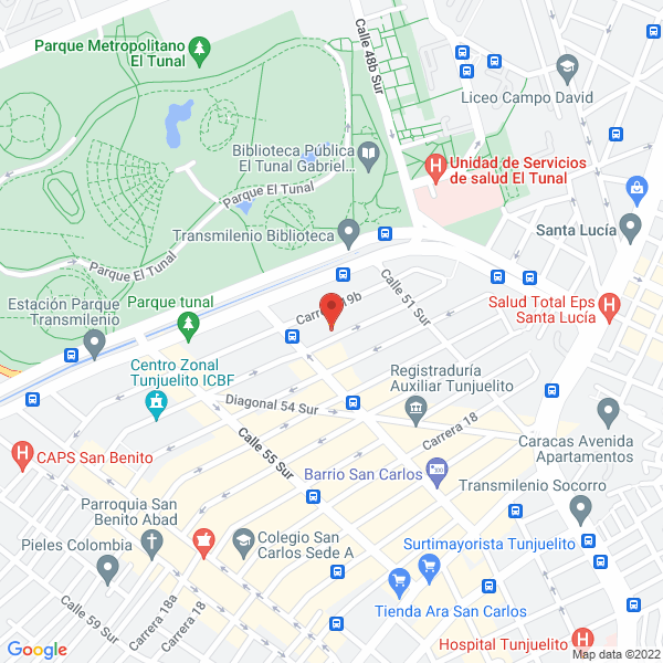 Map of Fábrica De Plásticos Satélite