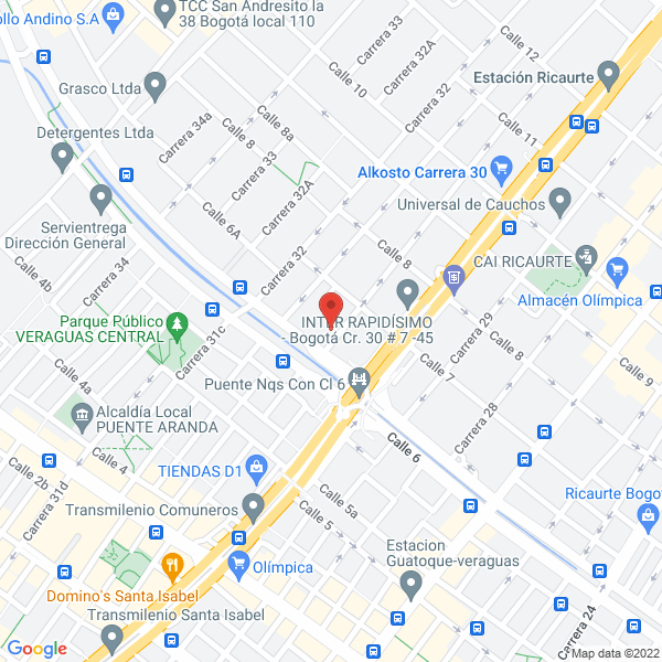 Map of Fabriconsolas